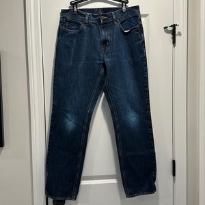J. Crew men’s dark wash jeans